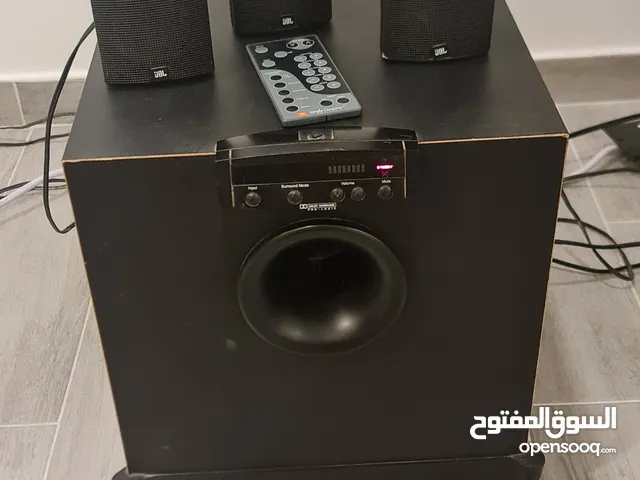 JBL subwoofer with 3 speakers