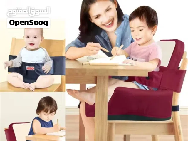 مقعد أطفال متعدد الوظائف 5 في 1 يمكن استخدامه ككرسي طعام محمول، أو مقعد أرضي، أو سرير سفر.