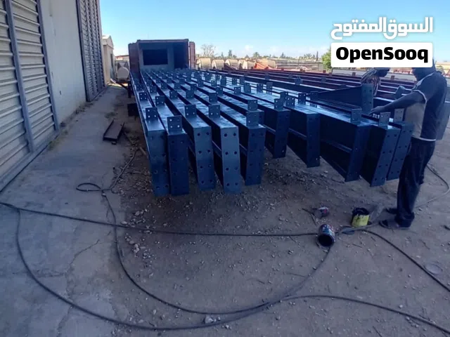 هنجر  للبيع مستعمل شبه حديد مقاس 25x90x6 م