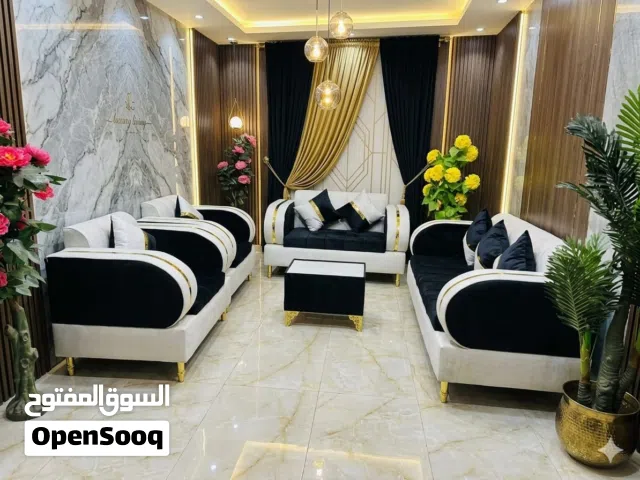 طقم كنب فاخر VIP... فخامة تتكلم عن نفسها دلّل بيتك بأرقى طقم كنب يجمع بين الجودة، الأناقة، والراحة