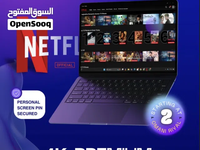 Netflix 4K Premium Screen/Accounts in Cheap Prices Original 100% Gurranty