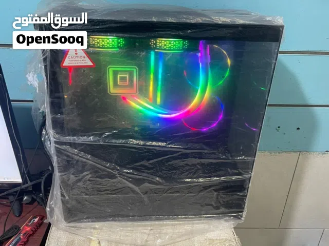 Gaming pc Asus complete with keyboard mouse and screen جهاز كمبيوتر ألعاب من أسوس مزود بلوحة مفاتيح