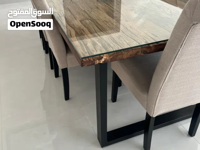 طقم طاولات خشبي