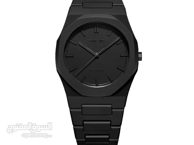 ساعة D1 Milano كاربون مع الكرتون  D1milano polycarbon watch