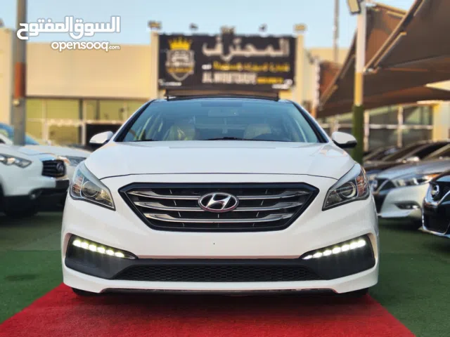 هيونداي سوناتا موديل 2016 بحادث بسيط جدا مع ممشى 42000مايل عداد اصلي Hyundai Sonata 2016 model