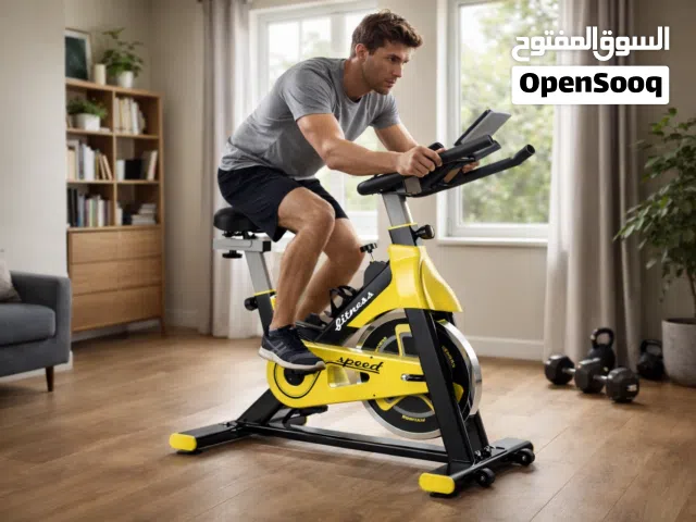 جهاز بايك مغناطيسي أصفر