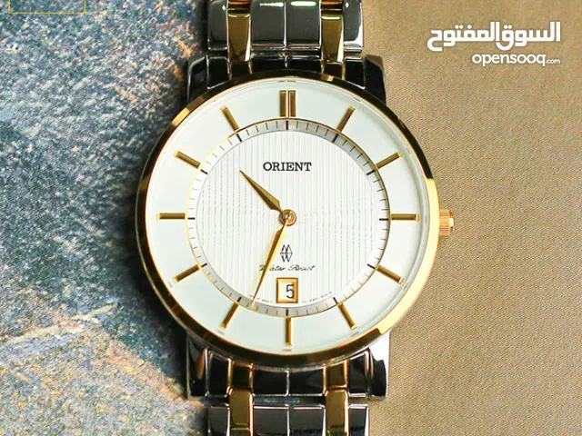 ساعه اوريانت بحال الجديد زجاج سفير مع تاريخ