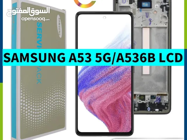 شاشه سامسونج A53 مع فريم Samsung LCD A53 original