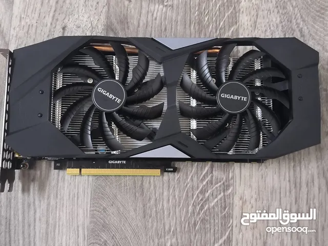 للبيع كرت 1660TI gigabyte الكرت نظيف واستخدام قيمنق ( الكرت مو مبطل)