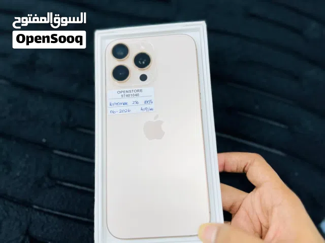 iPhone 16 pro max -256 GB - Fine phone at best price- With box , 100% Battery , warranty 06/2026