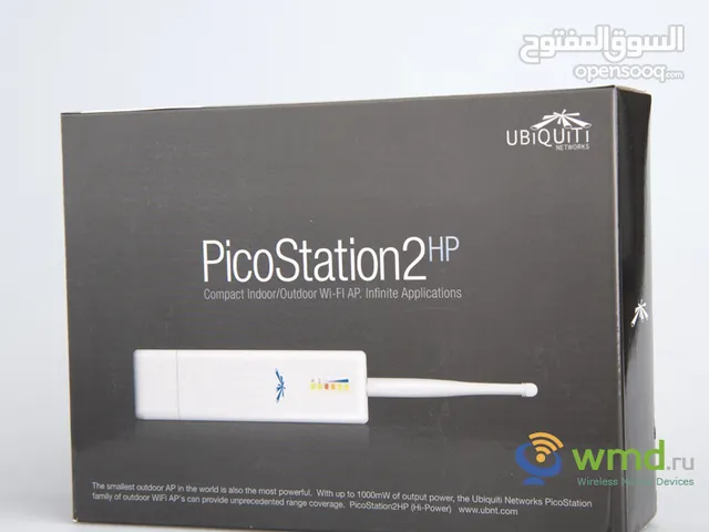 Ubiquiti PicoStation 2 HP – WiFi Access Point (in box, not used) موديل PICO2-H EU جهاز نقطة وصول وا
