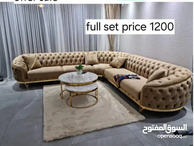 new l shape sofa set price 1200 only طقم كنب جديد على شكل حرف L