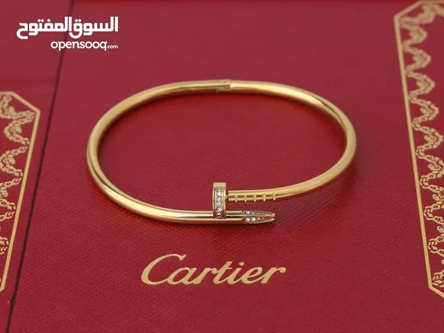 اسوارة كارتير مسمار زركون ذهبي – Cartier