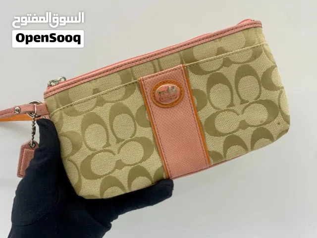 Coach Signature Wristlet / Large Cosmetic Pouch