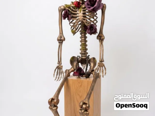 Gothic Skeleton Bronze Decor