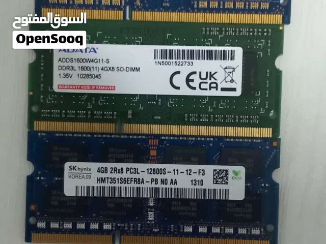 رامات لابتوب ddr3 للبيع بسعر مناسب