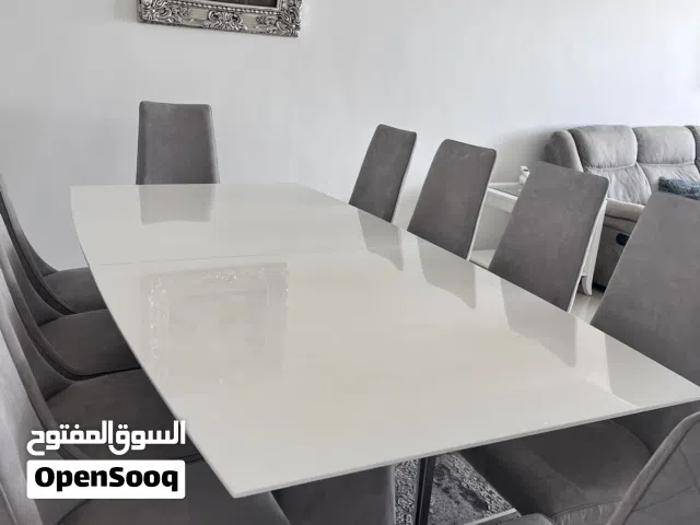 طاولة سفرة 10 كرسي قابلة للتعديل
