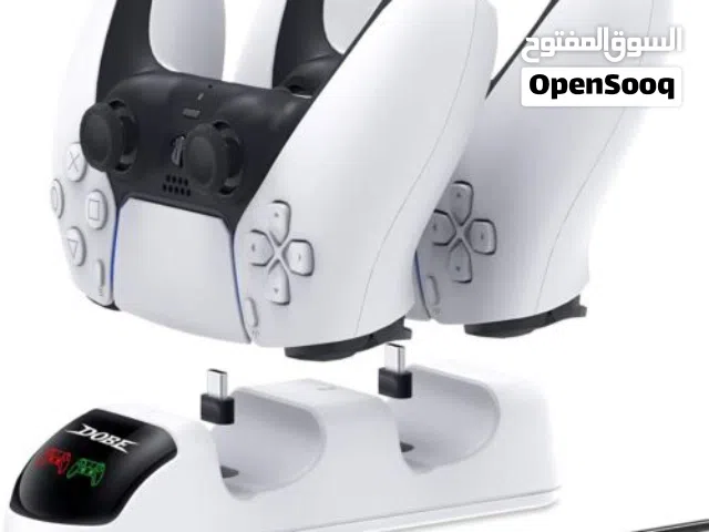 شاحن وايرلس جوستك بلي 5 - dual charge dock For PS5 controller   Model :SND-470