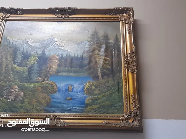 لوحة نادرة للبيع او البدل بسرير حديد