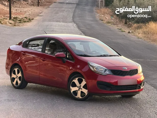 كيا ريو 2013 وارد الوكاله ممشى قليل بحالة الشركة فحص كامل