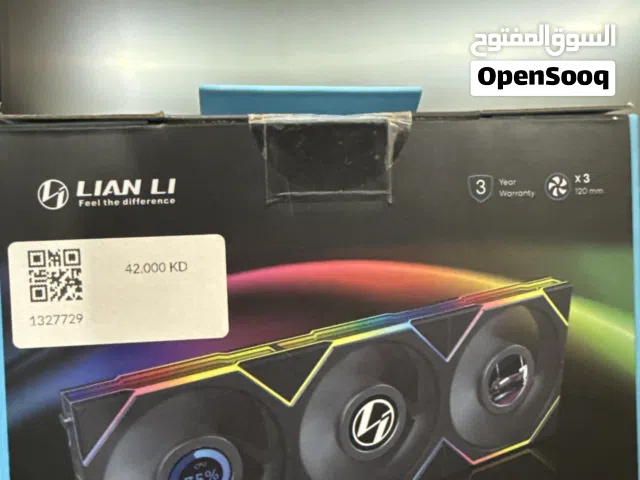 مراوح ليان لي UNI FAN TL LCD 120 جديده