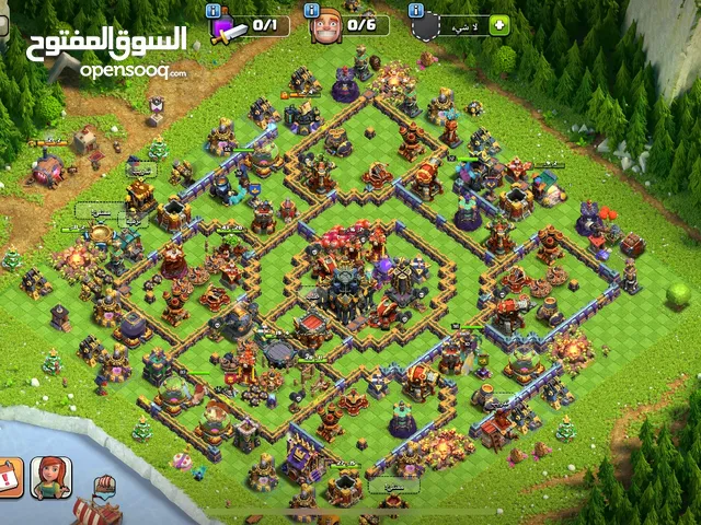 حساب كلاش اوف كلانس تاون 17جديد