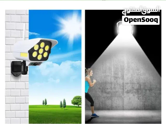 ضوء كشاف ليد على شكل كاميرا مع ريموت يعمل عالطاقه