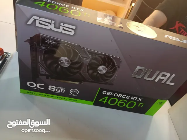 كرت شاشه 4060ti مستعمل شهر واحد نظيف كلش بعده بضمان