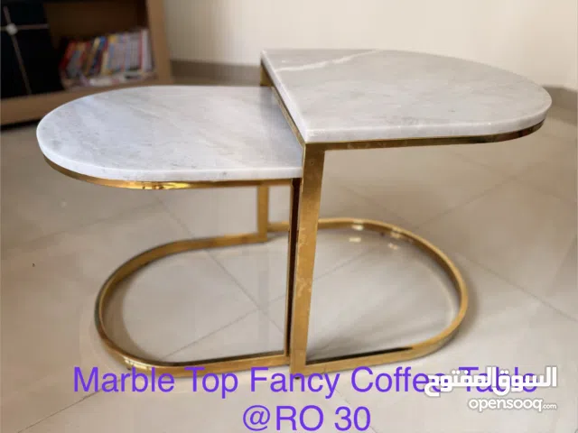 Marble top Coffee table set