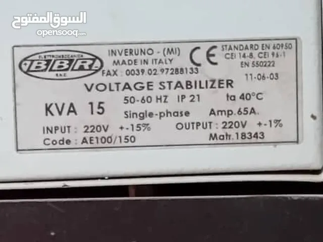 منظم كهرباء ايطالي رافع جهد kva15