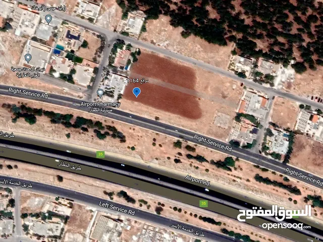 قطعة ارض 1200م للبيع طريق المطار - الغباشيه و تلعة عقيل