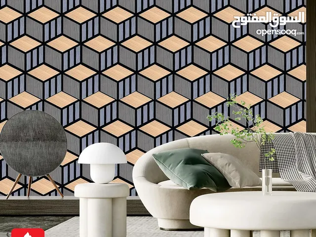 ديكور خشب خام 3D