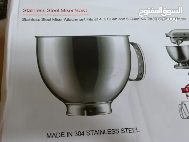 جرن عجانة ستانلس استيل قياس للعجانة 4.5& 5QT  جديد بالكرتونه غير مستعمل