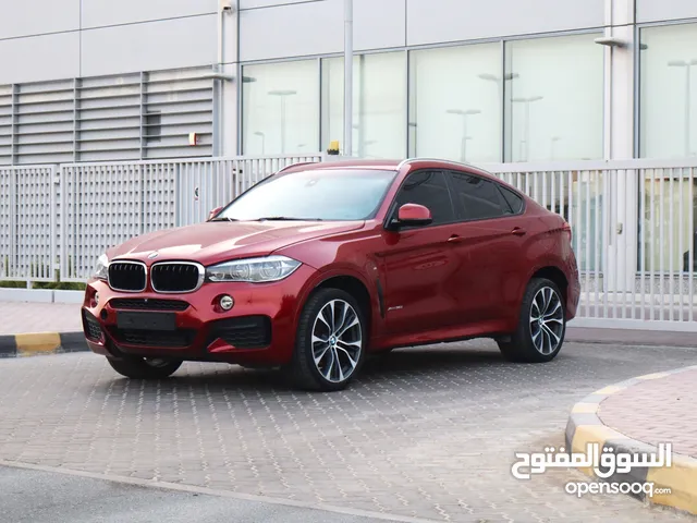 BMW X6 2019 GCC Xdrive 35i 3.0L خليجي تشييكات الوكاله احمر داخل احمر