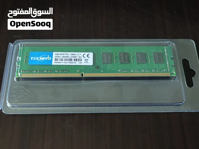DDR3L 4GB 1600mhz RAM للبيع