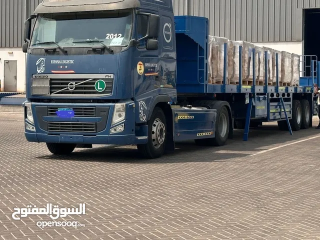 Three powerful Volvo FH 460 trucks (with brand-new 40T flatbed trailers) available for takeover