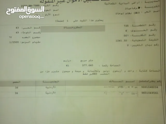 Mixed Use Land for Sale in Mafraq Al-Badiah Ash-Shamaliyah