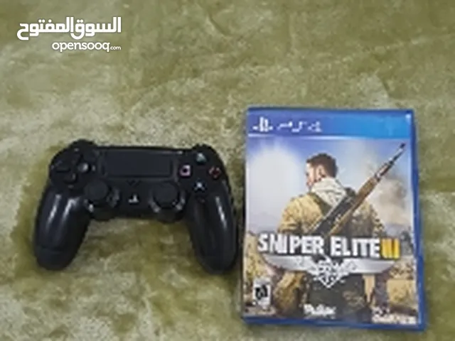 ps4 controller and ps4 sniper elite 3 game