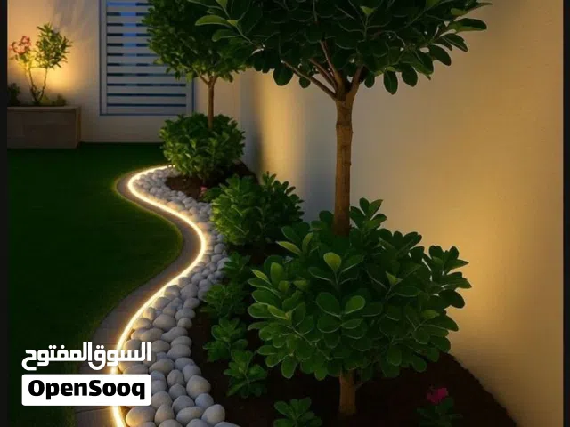 تجميل ممرات او حديقه المنزل
