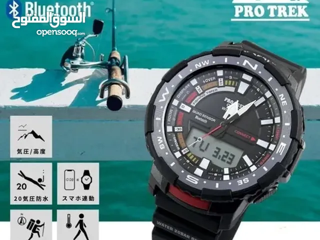 Casio Protrek PRT B70 حساسات وبلوتوث للاتصال بالهاتف