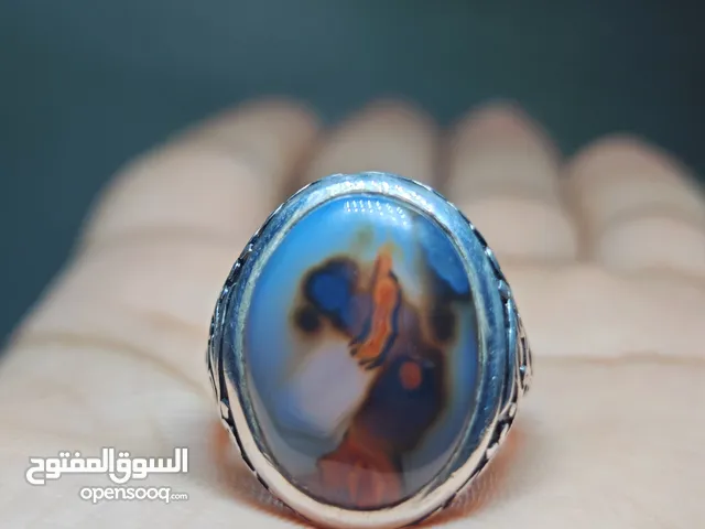 مزعفر مصور يماني اصلي صياغه بحرينيه فضه (925)