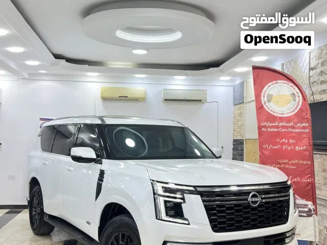 نـيـسـان باترول LE 2025 - توين توربو 6 سلندر خليجي وكالة عمان الحشار نظيف جداً شبه زيرو