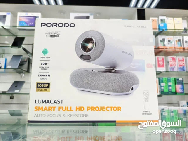 NEW PORODO LUMACAST SMART FULL HD PROJECTOR