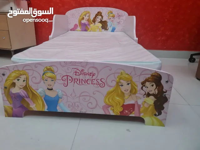 Used Disney princesses kids bed