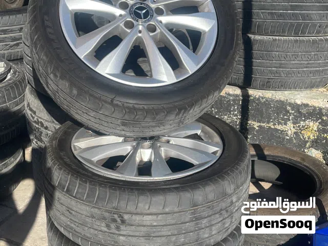جنط مرسيدس مع كوشوك نظيف جدا