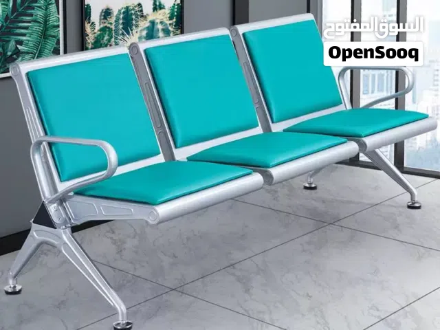 Three seater airport waiting chair & reception waiting chair with armrest