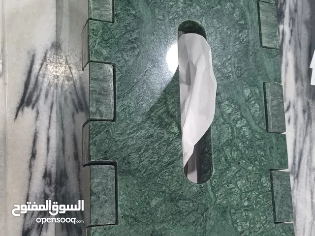 Green Marble Tissue Box Holder