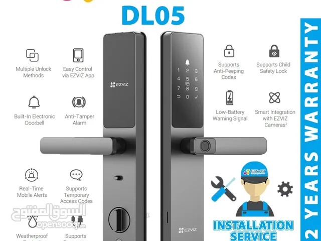 Ezviz smart lock DL05 multiple unlocke method app remote management
