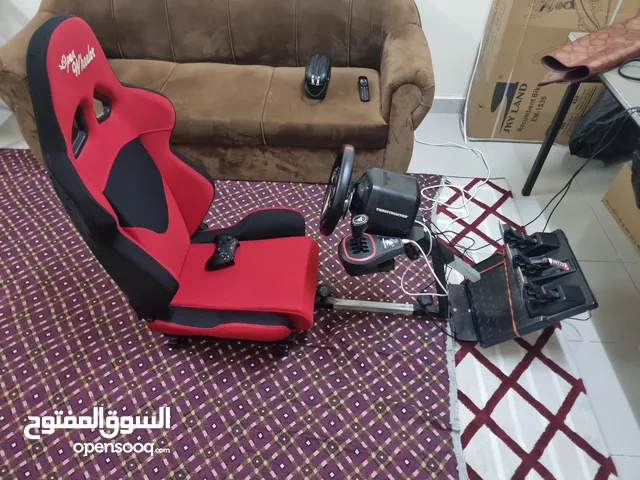 thrustmaster t248 with chair and thrustmaster gear shifter