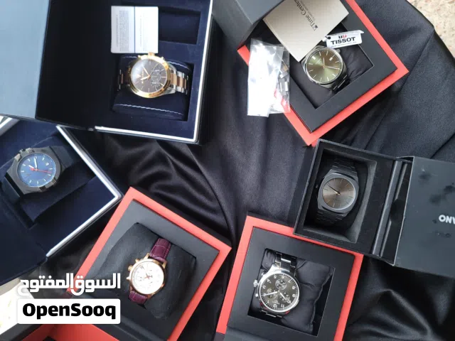 ساعات اصليه مستعمله شبه جديد تيسوت D1milano مزراتي فيراري ساعات فخمه جدا بترضي جميع الأذواق وجميع ال